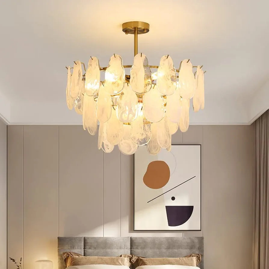 Gold Adjustable Chandelier Light