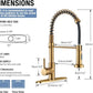 Gold Kitchen Faucet