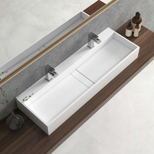 Weibath Wall-Mount Double Sink