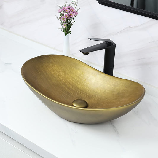 Davivy Gold Bronze Bathroom Sink