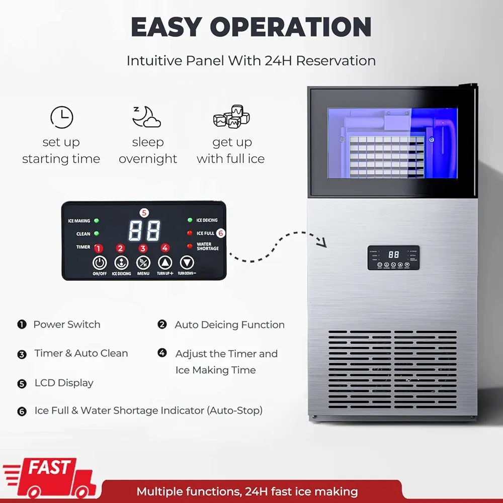 COSTWAY Commercial Ice Maker