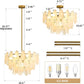 Gold Adjustable Chandelier Light