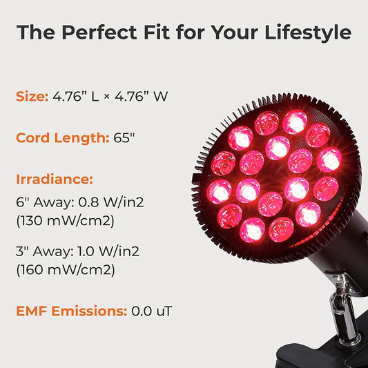 LifePro Red Light Therapy Lamp