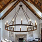 Farmhouse Style 12 Lights Chandelier