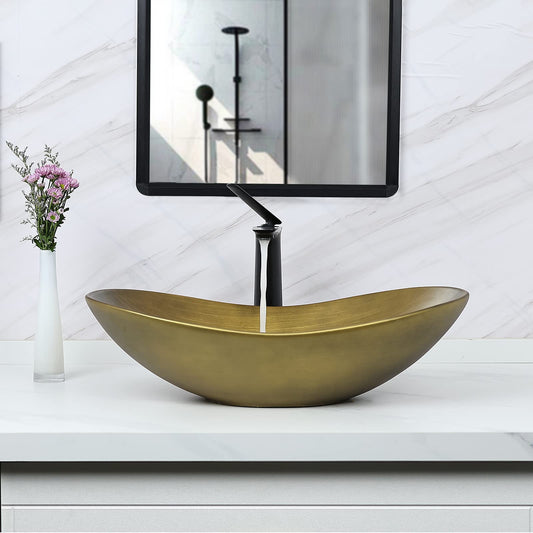 Davivy Gold Bronze Bathroom Sink