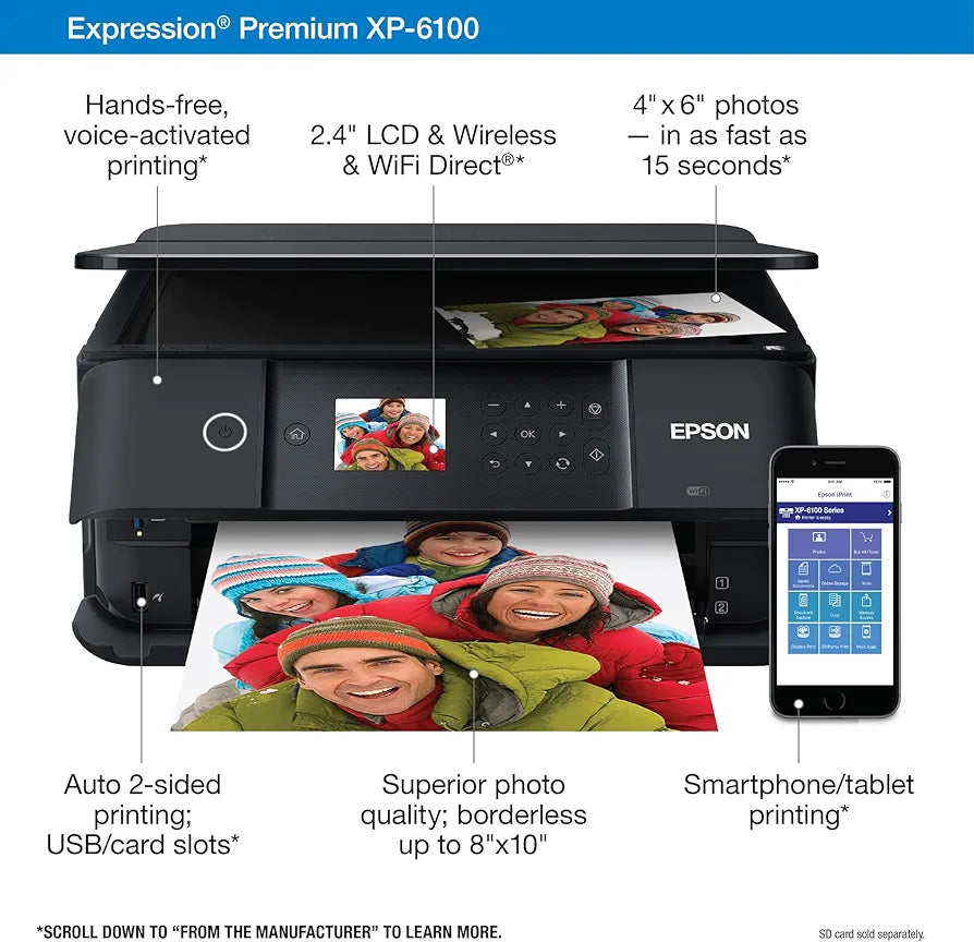 Epson Expression Premium Wireless Color Photo Printer