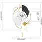 Homary Modern Decorative Big Wall Clock